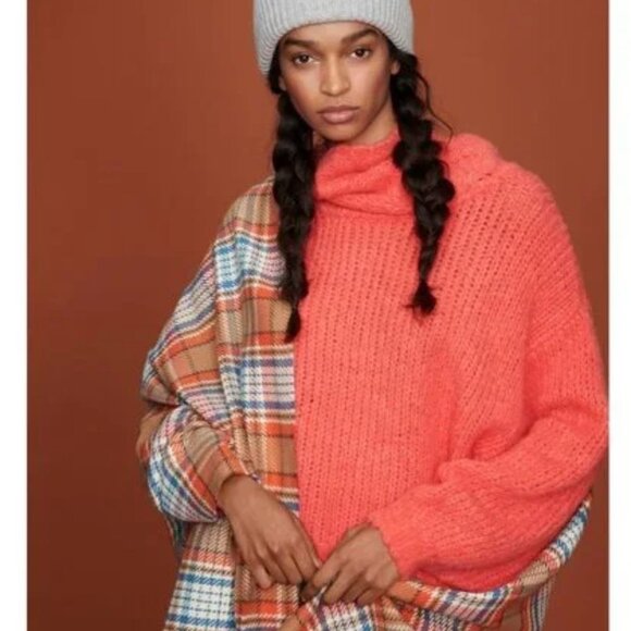 Anthropologie "Zamora" Oversized Cowl Neck Sweater size XS - Picture 4 of 11